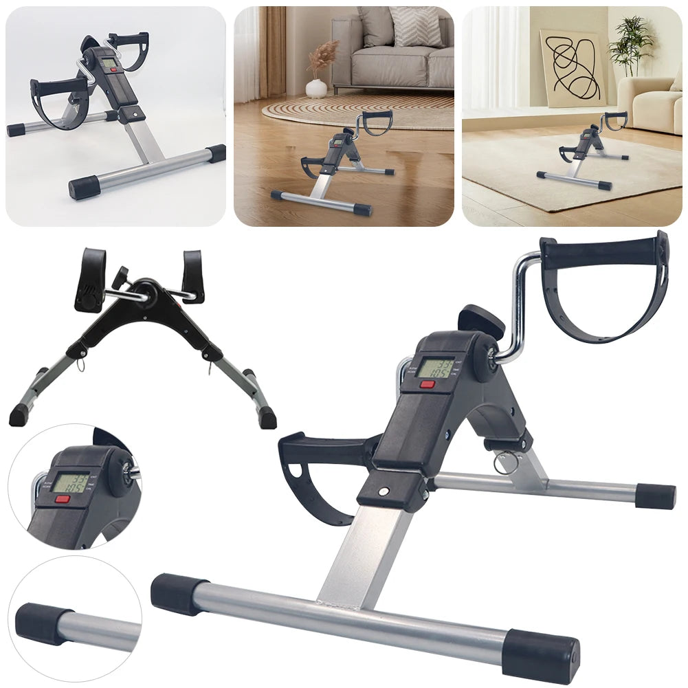 Adjustable Hand & Leg Trainer Bicycle – LCD Display Home Fitness Equipment